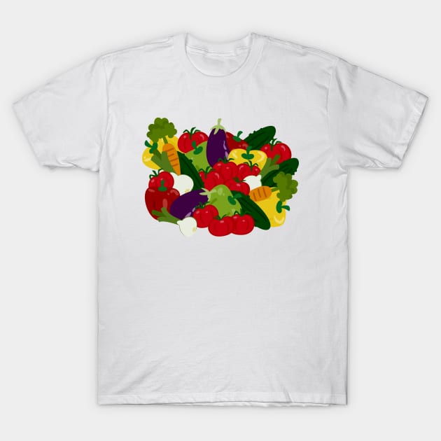 Vegetales T-Shirt by soniapascual